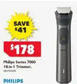 Harvey Norman Philips Series 7000 18-in-1 Trimmer offer