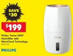 Harvey Norman Philips 'Series 2000* Humidifier with NanoCloud Technology offer