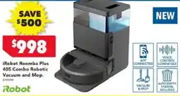 Harvey Norman iRobot Roomba Plus 405 Combo Robotic Vacuum and Mop offer