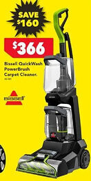 Harvey Norman Bissell QuickWash PowerBrush Carpet Bissell QuickWash PowerBrush Carpet Cleaner. offer