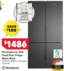 Harvey Norman Westinghouse Quad Door Fridge offer