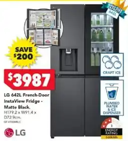 Harvey Norman LG French-Door InstaView Fridge offer