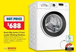 Harvey Norman Bosch Series 2 Front Loader Washing Machine offer