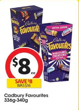 Coles Cadbury Favourites offer