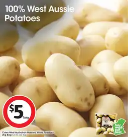 Coles Coles West Australian Washed White Potatoes offer