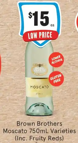 IGA Liquor Brown Brothers Moscato Varieties offer