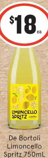 IGA Liquor De Bortoli Limoncello Spritz offer