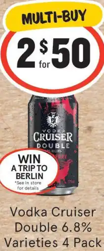 IGA Liquor Vodka Cruiser Double 6.8% Varieties offer