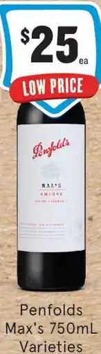 IGA Liquor Penfolds Max's Varieties offer