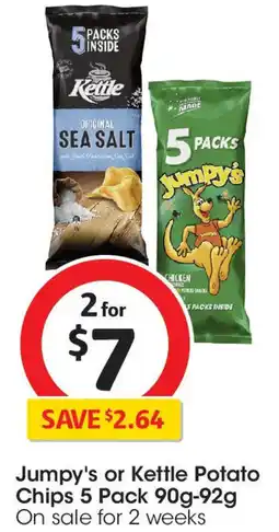 Coles Jumpy's or Kettle Potato Chips offer