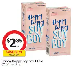 Coles Happy Happy Soy Boy offer