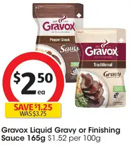 Coles Gravox Liquid Gravy or Finishing Sauce offer