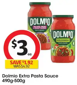 Coles Dolmio Extra Pasta Sauce offer