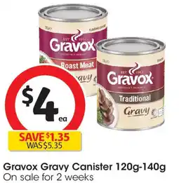 Coles Gravox Gravy Canister offer