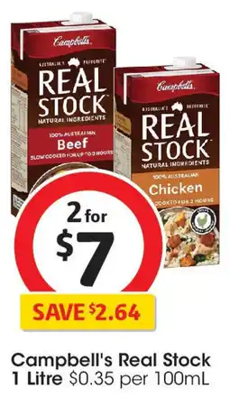 Coles Campbell's Real Stock offer