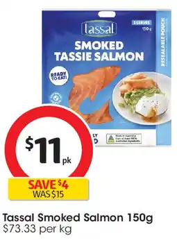Coles Tassal Smoked Salmon offer