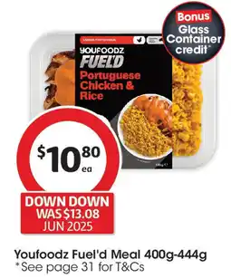 Coles Youfoodz Fuel'd Meal offer