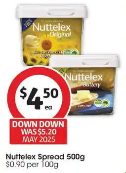 Coles Nuttelex Spread offer