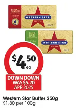Coles Western Star Butter offer