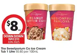 Coles The Sweetporium Co Ice Cream Tub offer