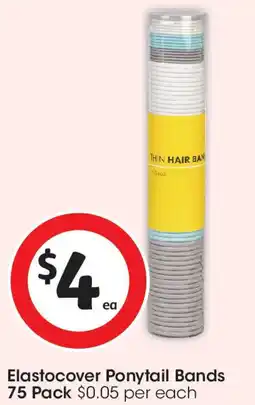 Coles Elastocover Ponytail Bands offer
