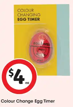 Coles Colour Change Egg Timer offer