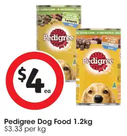 Coles Pedigree Dog Food offer