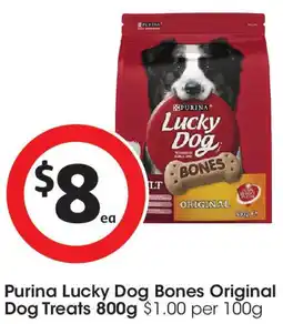 Coles Purina Lucky Dog Bones Original Dog Treats offer