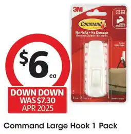 Coles Command Large Hook offer