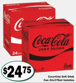 Friendly Grocer Coca-Cola Soft Drink Can offer