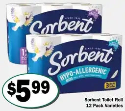 Friendly Grocer Sorbent Toilet Roll offer