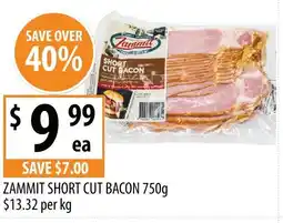 Supabarn Zammit short cut bacon offer
