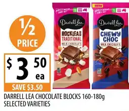Supabarn Darrell lea chocolate blocks selected varieties offer