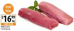 Supabarn Pork fillets offer