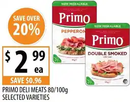 Supabarn Primo deli meats selected varieties offer