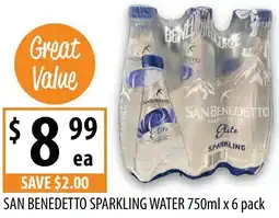 Supabarn San benedetto sparkling water offer