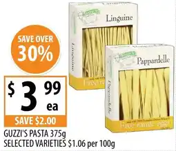 Supabarn Guzzi's pasta selected varieties offer