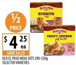 Supabarn Old el paso meal kits selected varieties offer