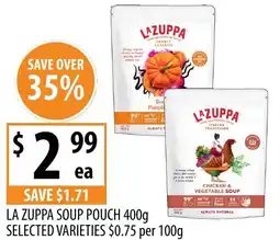 Supabarn La zuppa soup pouch selected varieties offer