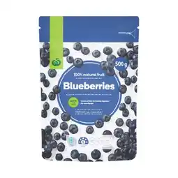 Woolworths Woolworths Frozen Blueberries 500g – From the Freezer offer