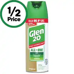 Woolworths Glen 20 Disinfectant Spray 300g offer