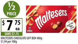 Supabarn Maltesers chocolate gift box offer