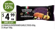Supabarn La famiglia entertainer garlic sticks offer