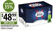 Supabarn Kronenbourg bottles offer