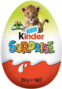 IGA Kinder Surprise Chocolate Egg 20g Selected Varieties offer