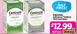Your Discount Chemist Centrum Advance Varieties offer