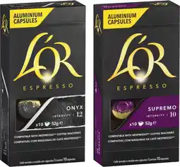 IGA L’OR Espresso Coffee Capsules 10 Pack Selected Varieties offer