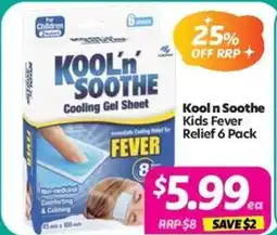 Your Discount Chemist Kool n Soothe Kids Fever Relief offer