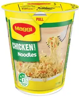 IGA Maggi Cup Noodles 58‑65g Selected Varieties offer
