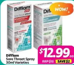 Your Discount Chemist Difflam Sore Throat Spray Varieties offer